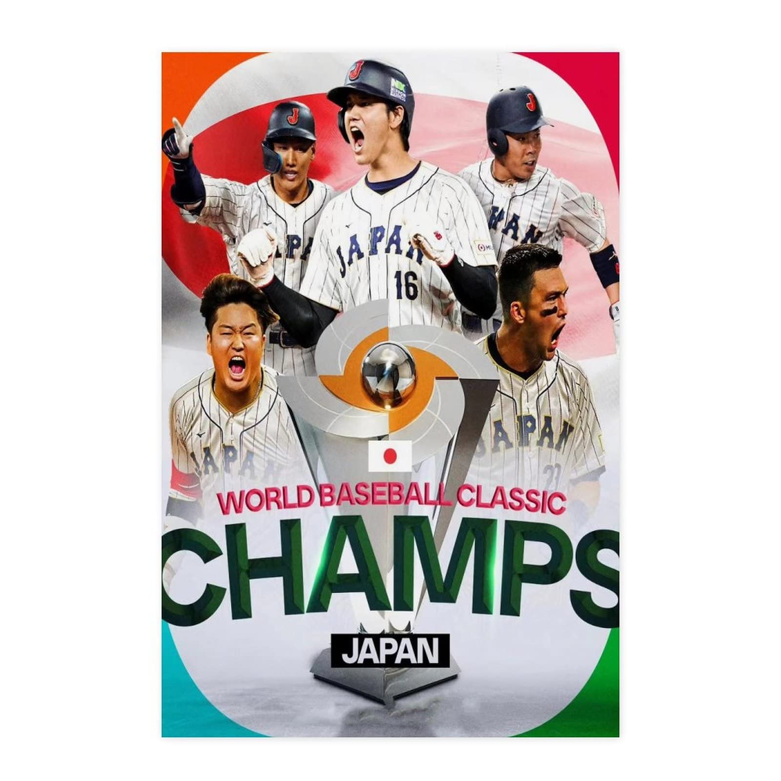 Amazon.co.jp: 2023 WBC 侍JAPAN 大谷翔平侍ジャパン優勝おめでと